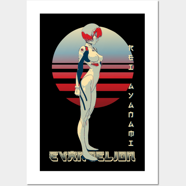 Rei Ayanami Wall Art by Retrostyle